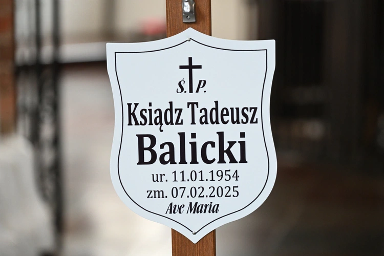 Pogrzeb ks. Tadeusza Balickiego