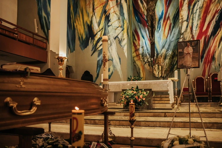 Ostatnie pożegnanie ks. Ludwika Grochowiny