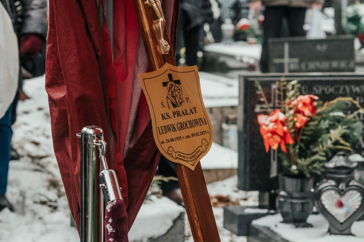 Ostatnie pożegnanie ks. Ludwika Grochowiny