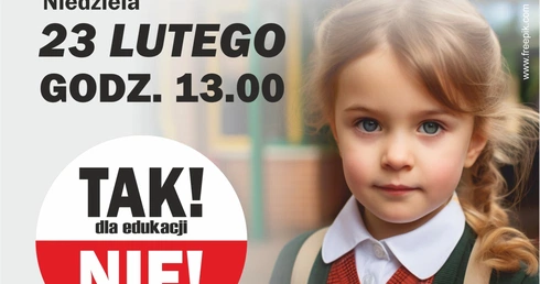 Manifestacja "TAK dla edukacji, NIE dla deprawacji"