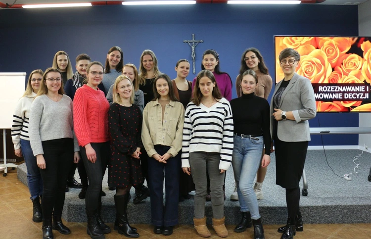 Uczestniczki z siostrą Anitą.