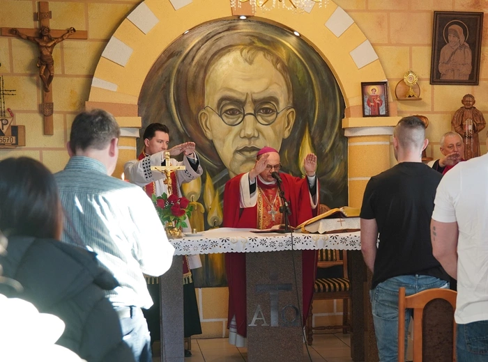 Zakład Karny w Wołowie. Pielgrzymka nadziei trwa też za kratami