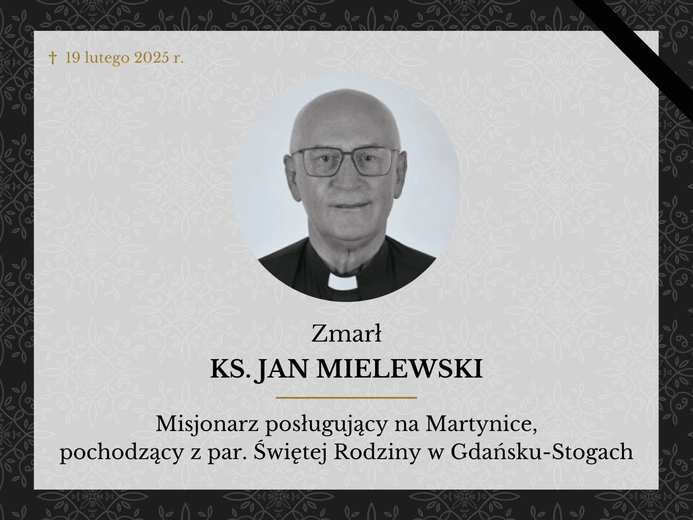 Zmarł ks. Jan Mielewski