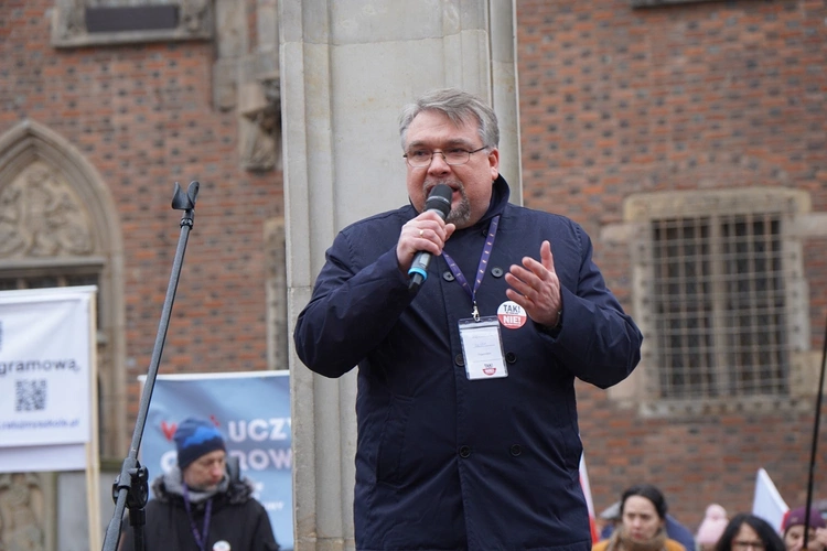 Manifestacja "Tak dla edukacji, nie dla deprawacji"