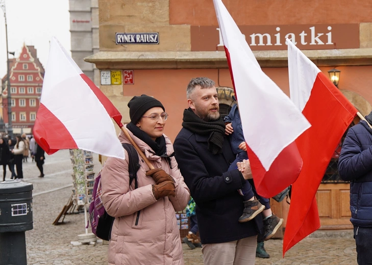 Manifestacja "Tak dla edukacji, nie dla deprawacji"