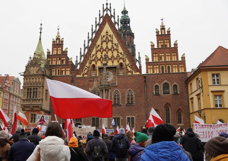 Manifestacja "Tak dla edukacji, nie dla deprawacji"
