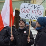 Manifestacja "Tak dla edukacji, nie dla deprawacji"