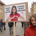 Manifestacja "Tak dla edukacji, nie dla deprawacji"