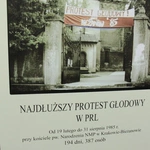 Wystawa z okazji 40. rocznicy protestu głodowego w Bieżanowie Starym
