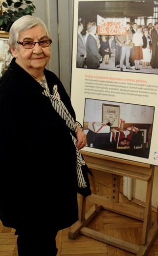 Wystawa z okazji 40. rocznicy protestu głodowego w Bieżanowie Starym