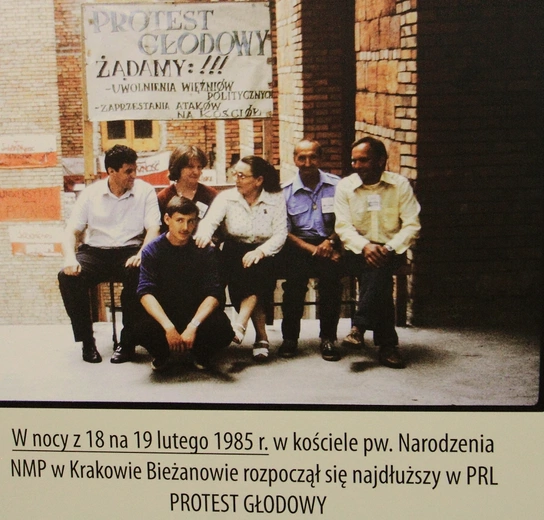 Wystawa z okazji 40. rocznicy protestu głodowego w Bieżanowie Starym