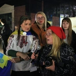 Wiec solidarności z walczącą Ukrainą w 3. rocznicę rosyjskiej inwazji