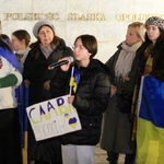 Wiec solidarności z walczącą Ukrainą w 3. rocznicę rosyjskiej inwazji