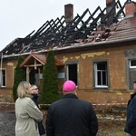 W nocy wybuchł pożar na plebanii w Gądkowie Wielkim