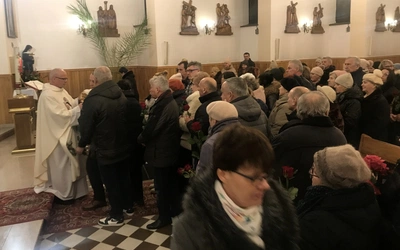 Nabożeństwu przewodniczył ks. Jarosław Wojtkun.