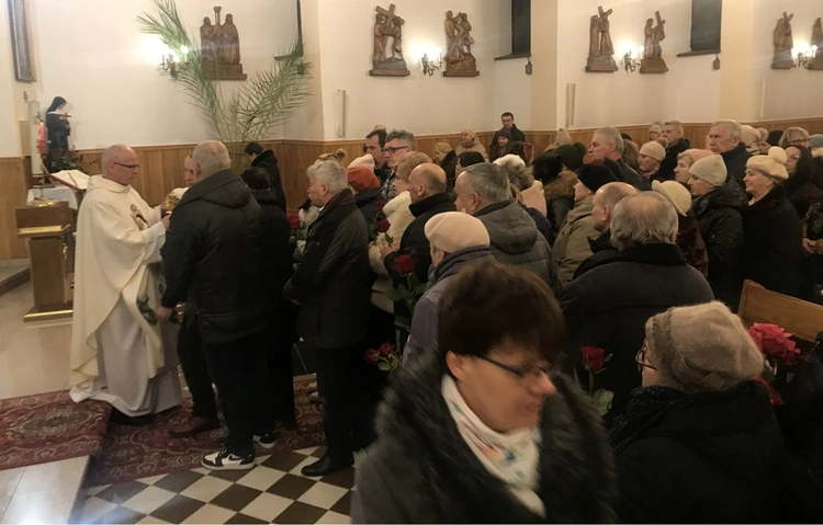 Nabożeństwu przewodniczył ks. Jarosław Wojtkun.