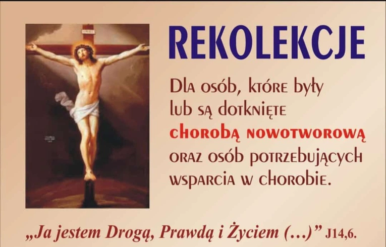 Rekolekcje dla osób chorych na raka