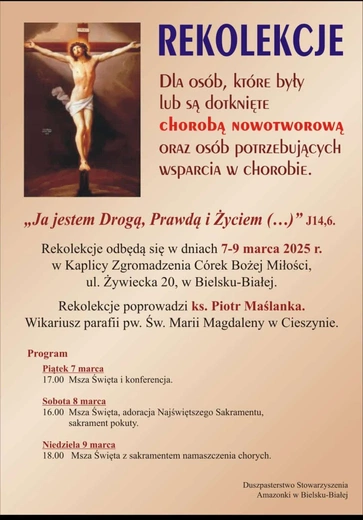 Zaproszenie na rekolekcje