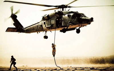 Helikopter w ogniu
