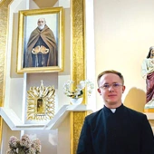 	Dk. Stachuczy w kościele św. Brata Alberta w Radomiu.