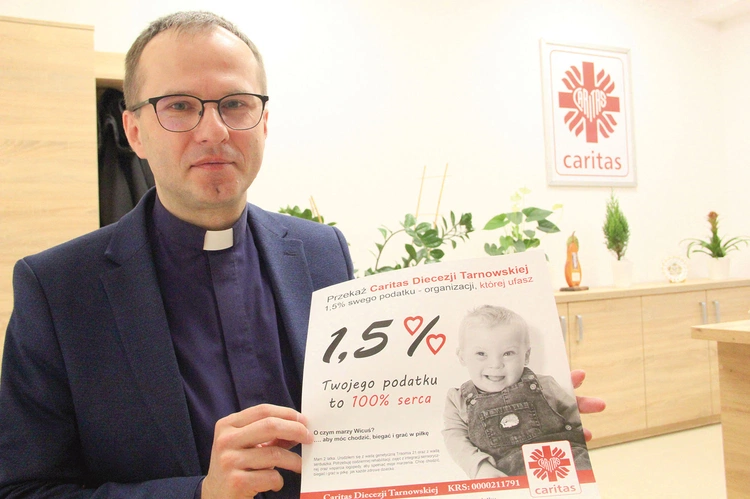 – 1,5 proc. twojego podatku to 100 proc. serca – przypomina ks. Krzysztof Majerczak, zastępca dyrektora CDT.