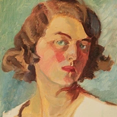 	„Autoportret”,  1923 r., olej.