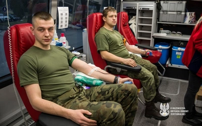 Krew oddawali żołnierze 6 Mazowieckiej Brygady Obrony Terytorialnej z pododdziałów w Radomiu i Nowym Mieście nad Pilicą.