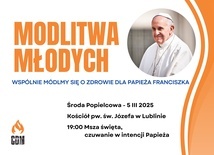 Modlitwa młodych za papieża