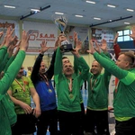 Ceremonia wręczenia medali i nagród XIX Mistrzostw Polski Księży w Piłce Nożnej Halowej