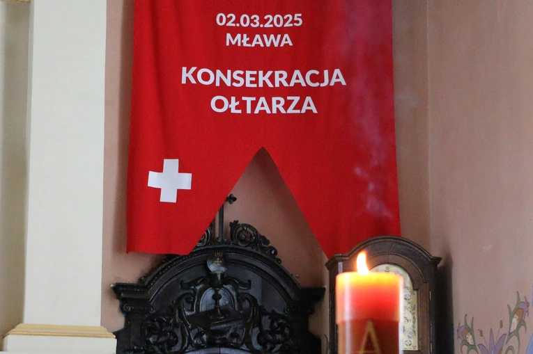 Mława. Konsekrecja ołtarza w parafii pw. św. Stanisława BM - cz. I