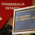 Mława. Konsekrecja ołtarza w parafii pw. św. Stanisława BM - cz. I