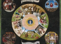 Hieronim Bosch,  Siedem grzechów głównych,  ok. 1500, Madryt, Prado (fragment); 