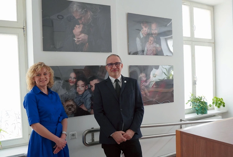 Anna Gil-Gumowska i dr Krzysztof Szmyd.