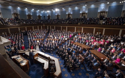 Trump święcił triumfy podczas orędzia na Kapitolu