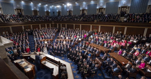 Trump przed Kongresem: Ukraina gotowa na podpisanie umowy, będą cła na kolejne kraje