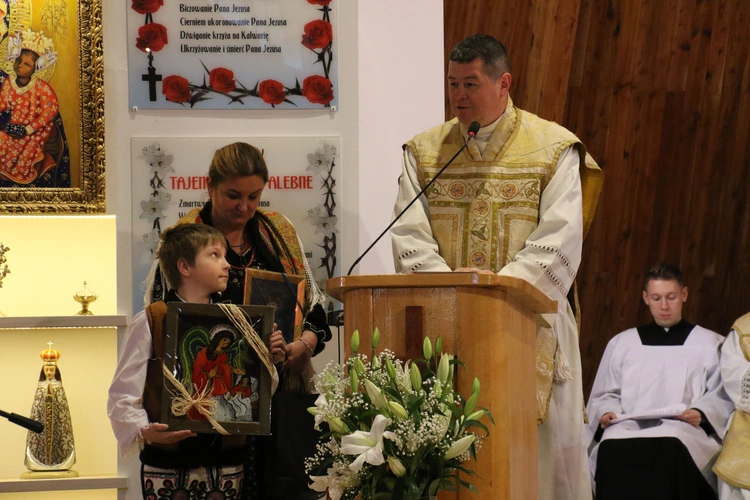 Lucień. Wprowadzenie relikwii św. Kazimierza