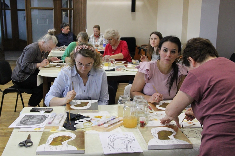 Rekolekcje z ikoną w starosądeckiej Opoce