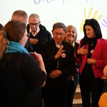 Radość i wyzwania - wolontariusze spotkali się z kard. Taglem