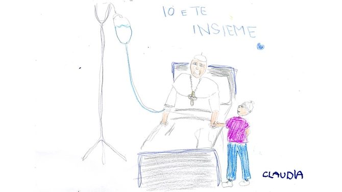 Pacjenci szpitala dziecięcego Bambino Gesù pozdrawiają papieża. „Drogi Franciszku, wracaj do zdrowia razem z nami”