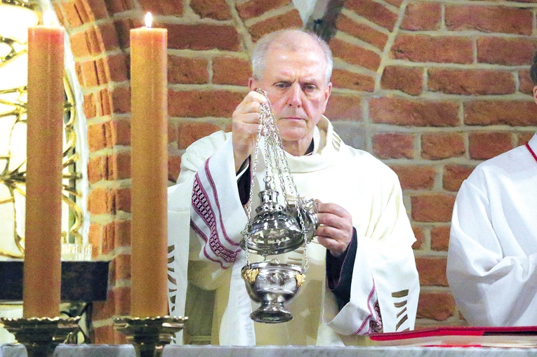 Ks. Stanisław Błaszkowski przewodniczył rocznicowej Eucharystii.