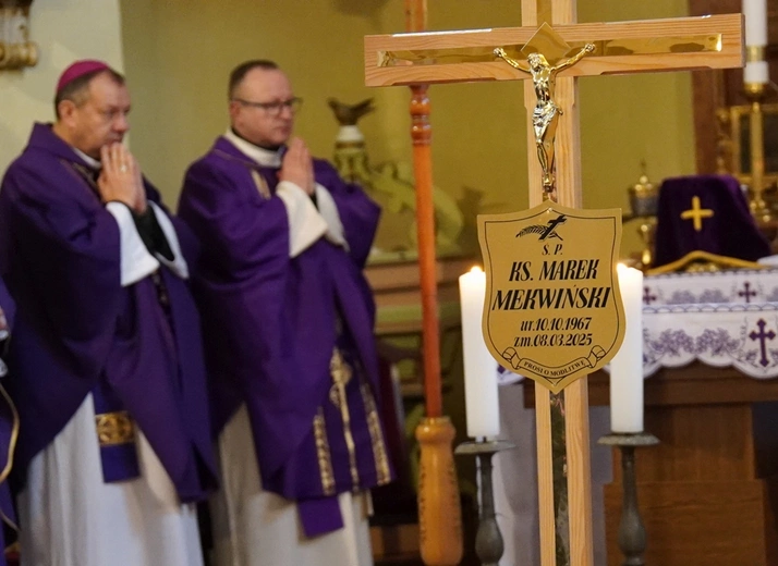 Msza św. pogrzebowa w intencji śp. ks. Marka Mekwińskiego