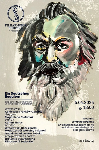 	Brahms w swoim dziele przekazał przesłanie oparte na przekonaniu, że śmierć jest „drugim skrzydłem życia”.