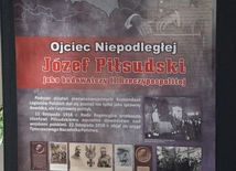 Odsłonięcie pomnika marszałka Piłsudskiego.