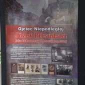 Odsłonięcie pomnika marszałka Piłsudskiego.