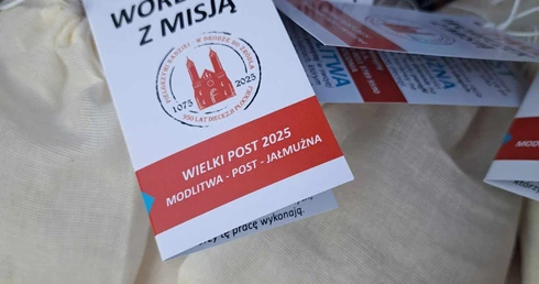 Jeden woreczek - trzy filary Wielkiego Postu