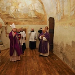 Poświęcenie odrestaurowanych wnętrz kolegiaty w Opatowie