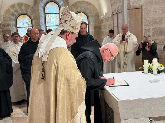 Benedyktyn ojciec Efrem złożył śluby wieczyste