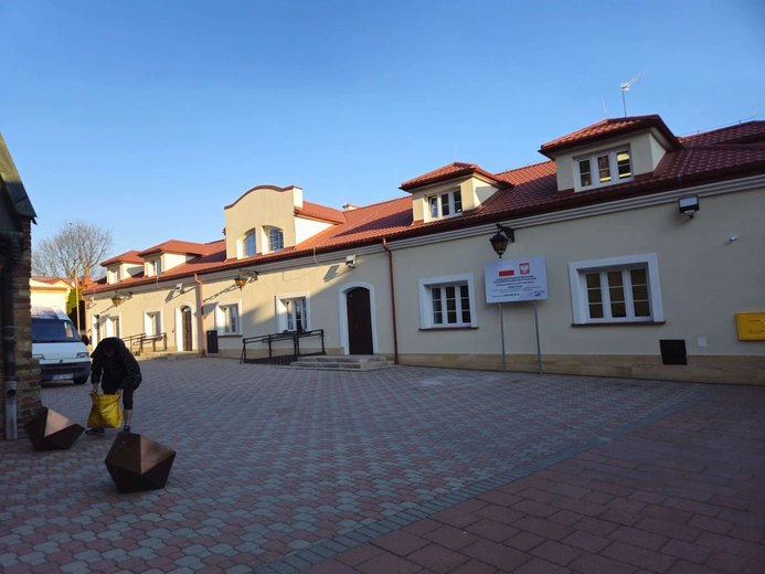 Poświęcenie odbudowanego domu
