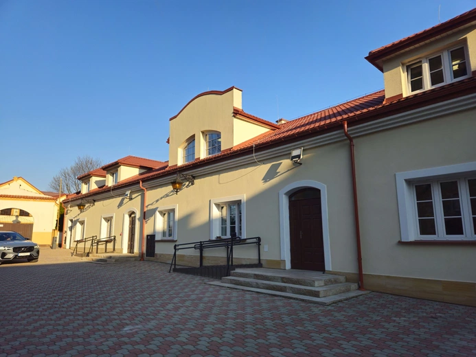 Poświęcenie odbudowanego domu