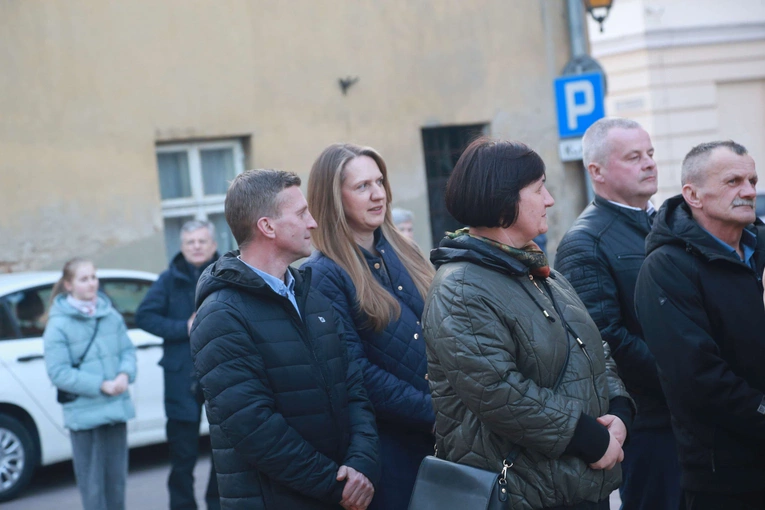 Poświęcenie odbudowanego domu